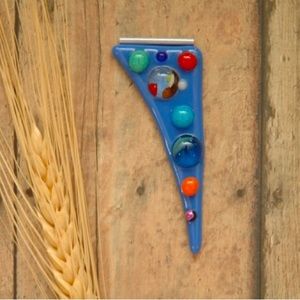 Solar System Planets Glass Shard Pendant Asymmetrical SciFi Outer Space Alien